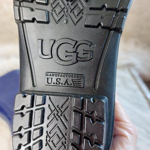 UGG Australia Kid's Blue Raana Rubber Rain Boot Siz US Youth-2 - Picture 8 of 10